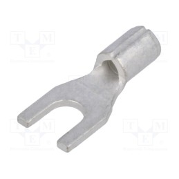 10 pcs x NINIGI - ST-093/2 - Tip: fork, M3, 0.5÷1mm2, crimped, for cable, non-insulated, tinned