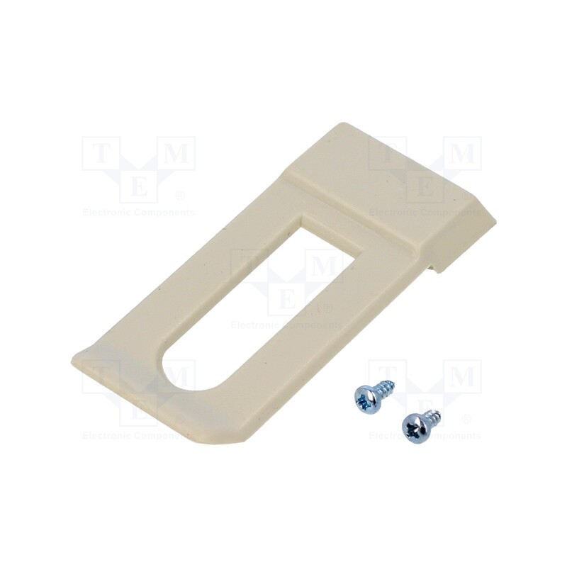 1 pcs x SUPERTRONIC - CL001L-S - Clip, light grey, Series: CLIPS, 60x20x6mm