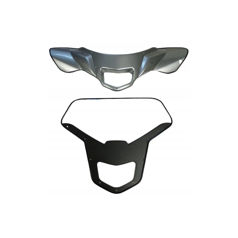 Hand guards with glass yamaha grizzly atv b31kt se