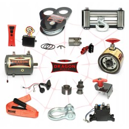 Shackle dragon winch 3 4 4 75t