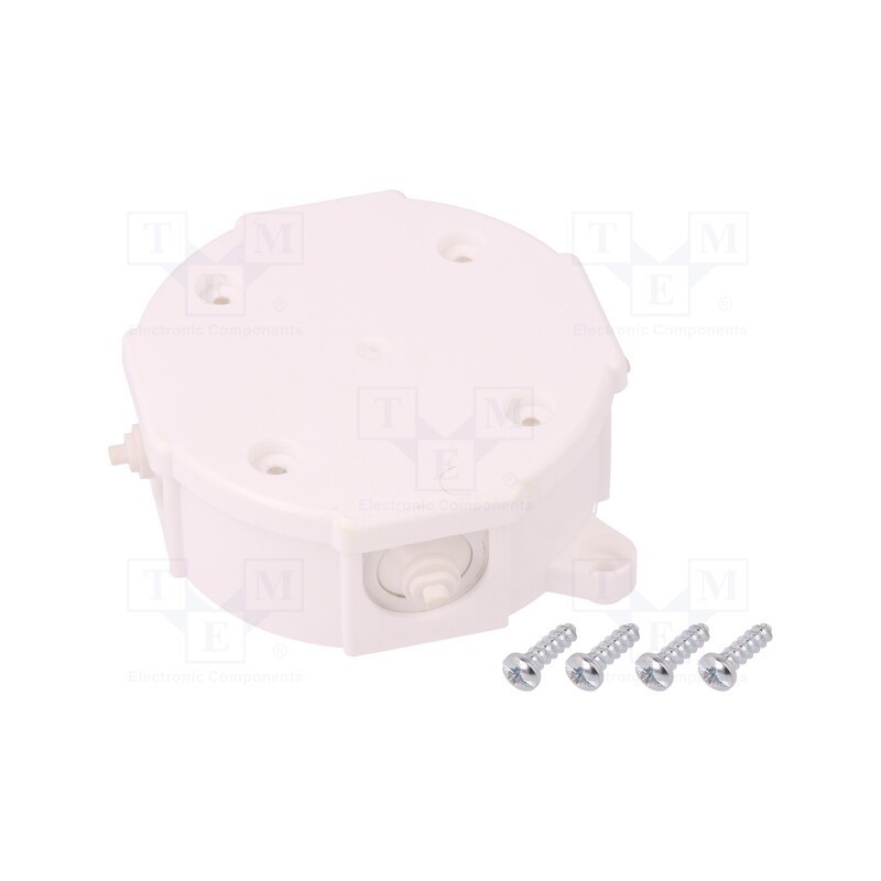 1 pcs x ELEKTRO-PLAST NASIELSK - 0211-00 - Enclosure: junction box, Ø: 80mm, Z: 38mm, IP41, white