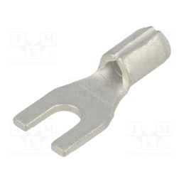 10 pcs x NINIGI - ST-0903/2 - Tip: fork, M2,5, 0.5÷1mm2, crimped, for cable, non-insulated