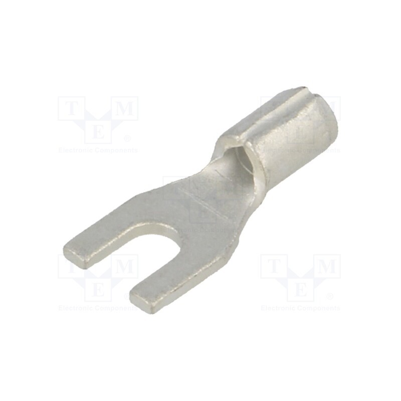 10 pcs x NINIGI - ST-0903/2 - Tip: fork, M2,5, 0.5÷1mm2, crimped, for cable, non-insulated