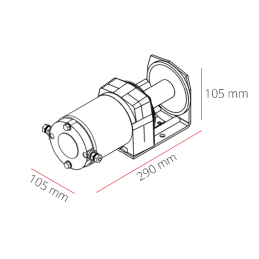 Cover for the Dragon Winch ATV winch