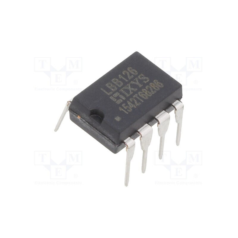 1 pcs x IXYS - LBB126 - Relay: solid state, SPST-NC x2, Icntrl max: 50mA, 170mA, 15Ω, THT