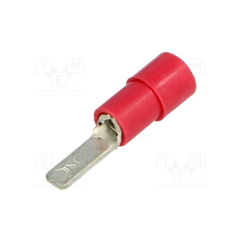 10 pcs x BM GROUP - BM 00152 - Tip: flat, 2.8mm, 0.25÷1.5mm2, crimped, for cable, insulated, red