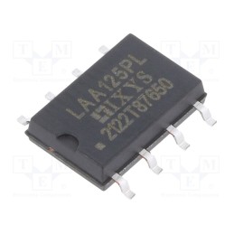 1 pcs x IXYS - LAA125PL - Relay: solid state, SPST-NO x2, Icntrl max: 50mA, 170mA, 16Ω, SMT