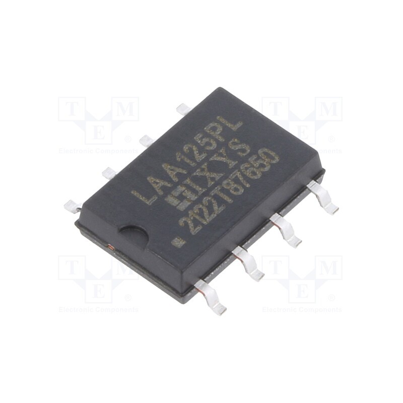 1 pcs x IXYS - LAA125PL - Relay: solid state, SPST-NO x2, Icntrl max: 50mA, 170mA, 16Ω, SMT