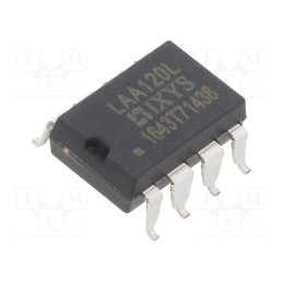 1 pcs x IXYS - LAA120LS - Relay: solid state, SPST-NO x2, Icntrl max: 50mA, 170mA, 20Ω, SMT