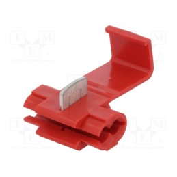 10 pcs x NINIGI - ST-100/R - Quick splice, IDC, 0.5÷1.5mm2, for cable, red, Variant: splitter
