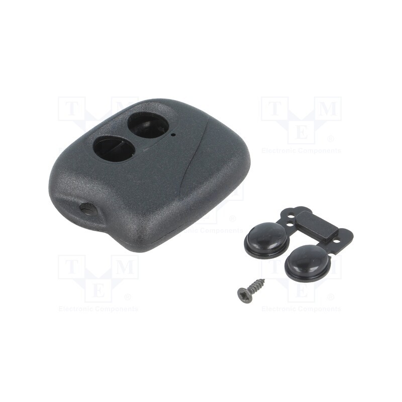 1 pcs x MASZCZYK - P-97/BK - Enclosure: for remote controller, X: 37mm, Y: 47mm, Z: 11mm