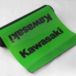 Kawasaki steering wheel cover, green
