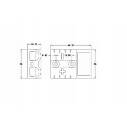 Anderson socket plug for winch 50a wheel