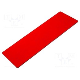 1 pcs x MASZCZYK - FI-0050 RD - Filter, X: 45mm, Y: 146mm, Z: 2mm, KM-50, red