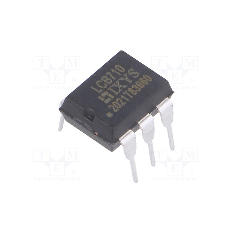 1 pcs x IXYS - LCB710 - Relay: solid state, SPST-NC, Icntrl max: 50mA, 1000mA, max.60VAC