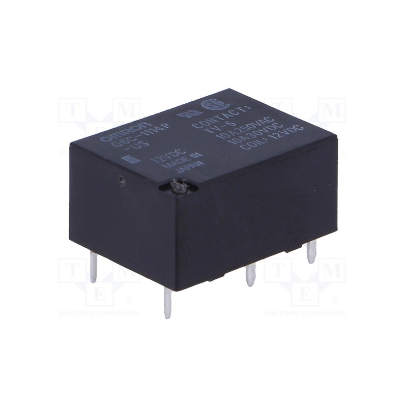 1 pcs x OMRON OCB - G6C-1114P-US 12VDC - Relay: electromagnetic, SPST-NO, Ucoil: 12VDC, Icontacts max: 10A