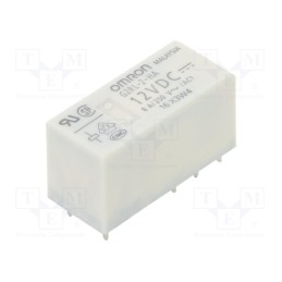 1 pcs x OMRON OCB - G2RL-2-HA-DC12 - Relay: electromagnetic, DPDT, Ucoil: 12VDC, Icontacts max: 8A, PCB