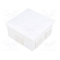 1 pcs x PAWBOL - S-BOX 036B - Enclosure: junction box, X: 80mm, Y: 80mm, Z: 40mm, polystyrene, IP44
