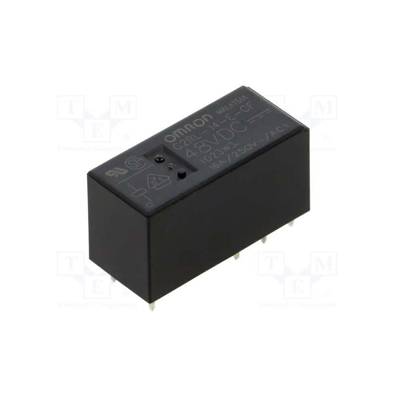 1 pcs x OMRON OCB - G2RL-14-E-CF-DC48 - Relay: electromagnetic, SPDT, Ucoil: 48VDC, Icontacts max: 16A