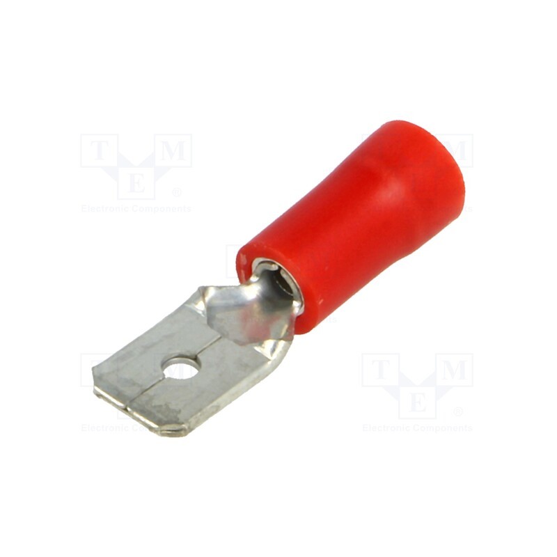 10 pcs x BM GROUP - BM 00180 - Terminal: flat, 6.3mm, 0.8mm, male, 0.25÷1.5mm2, crimped, for cable