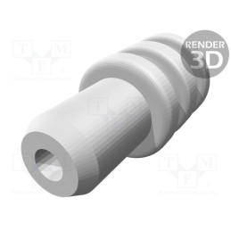 10 pcs x TE Connectivity - 963531-1 - Accessories: sealing pin, MCP 1.5K,Micro-Timer II, white, 3.9mm