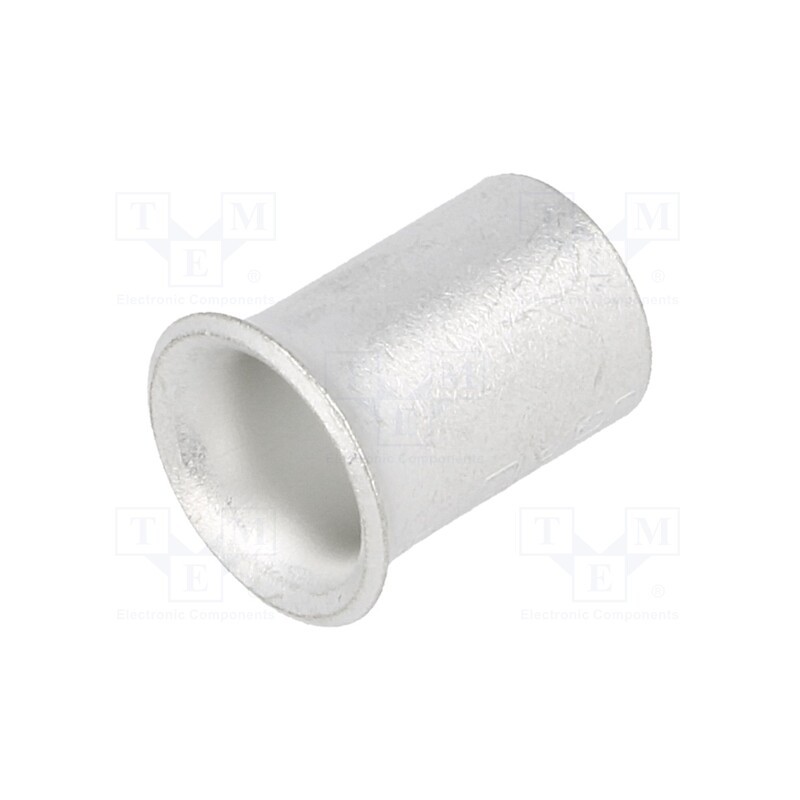 10 pcs x NICHIFU - E-M - Tip: bootlace ferrule, non-insulated, crimped, L: 10.5mm