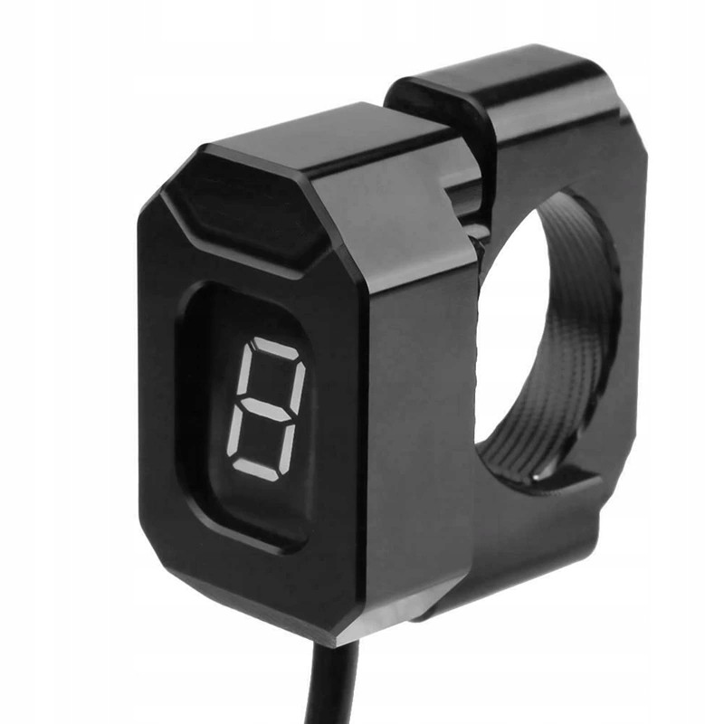 Bracket mounting gear display for quad motorcycle