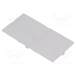 1 pcs x ITALTRONIC - P05050201F.BL - Front panel, without frame,with holder, grey