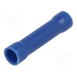 10 pcs x NINIGI - ST-060/B - Tip: butt splice, insulated, brass, 1.5÷2.5mm2, tinned, crimped