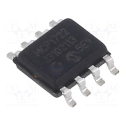 1 pcs x MICROCHIP TECHNOLOGY - MCP1722-3310H/S7XVAO - IC: voltage regulator, LDO,fixed, 3.3÷10V, 0.05÷0.1A, SO8-EP, SMD