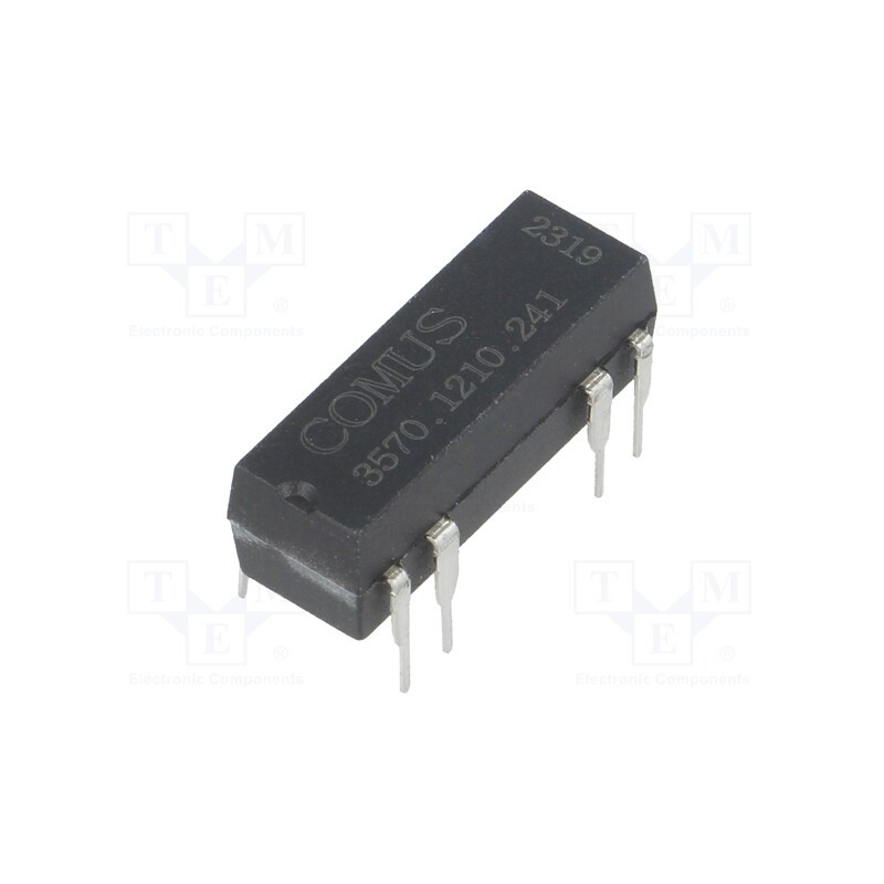 1 pcs x COMUS - 3570.1210.241 - Relay: reed switch, SPST-NO, Ucoil: 24VDC, 500mA, max.150VDC, 10W