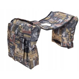 Textile bag for the tank of a quad ATV camouflage