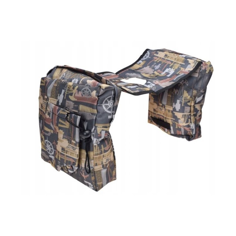 Textile bag for the tank of a quad ATV camouflage