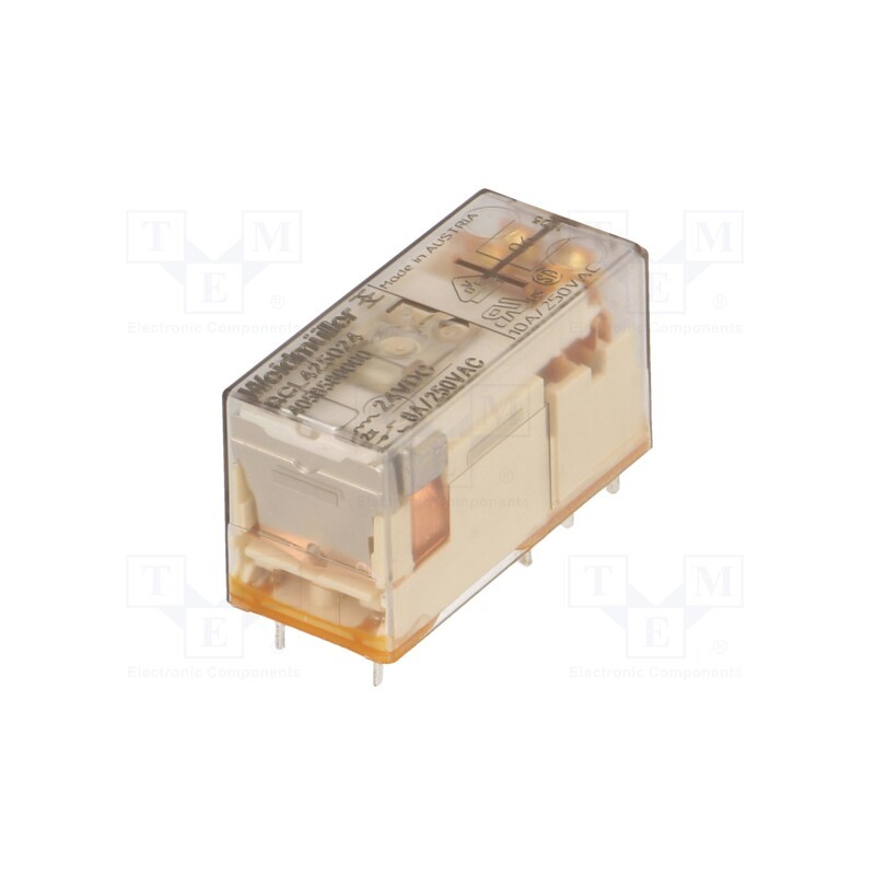 1 pcs x WEIDMu00dcLLER - 4058580000 - Relay: electromagnetic, DPDT, Ucoil: 24VDC, Icontacts max: 8A, 5mm