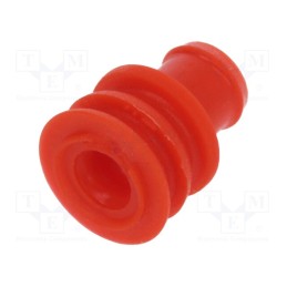 10 pcs x TE Connectivity - 281934-3 - Accessories: gasket for wire, Superseal 1.5, red, Øout: 6.1mm