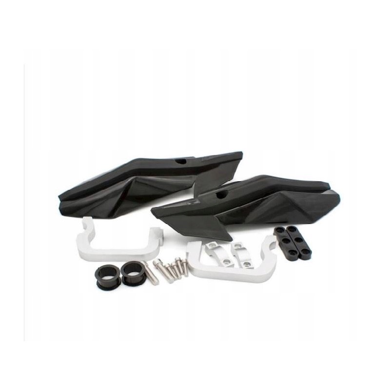 Handbars hand guards enduro cross atv quad black