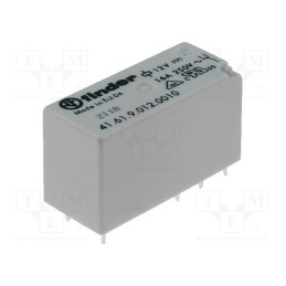 1 pcs x FINDER - 41.61.9.048.0010 - Relay: electromagnetic, SPDT, Ucoil: 48VDC, 30A, 16A/250VAC, PCB