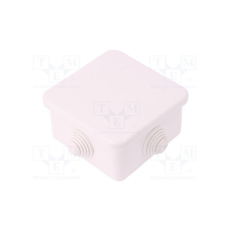 1 pcs x ELEKTRO-PLAST NASIELSK - 0242-00 - Enclosure: junction box, X: 90mm, Y: 90mm, Z: 50mm, wall mount, IP55