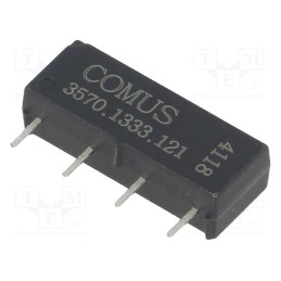 1 pcs x COMUS - 3570.1333.121 - Relay: reed switch, SPST-NO, Ucoil: 12VDC, 500mA, max.200VDC, 10W