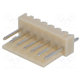 10 pcs x NINIGI - NS25-W7P - Socket, wire-board, male, NS25, 2.54mm, PIN: 7, THT, 250V, 3A, tinned