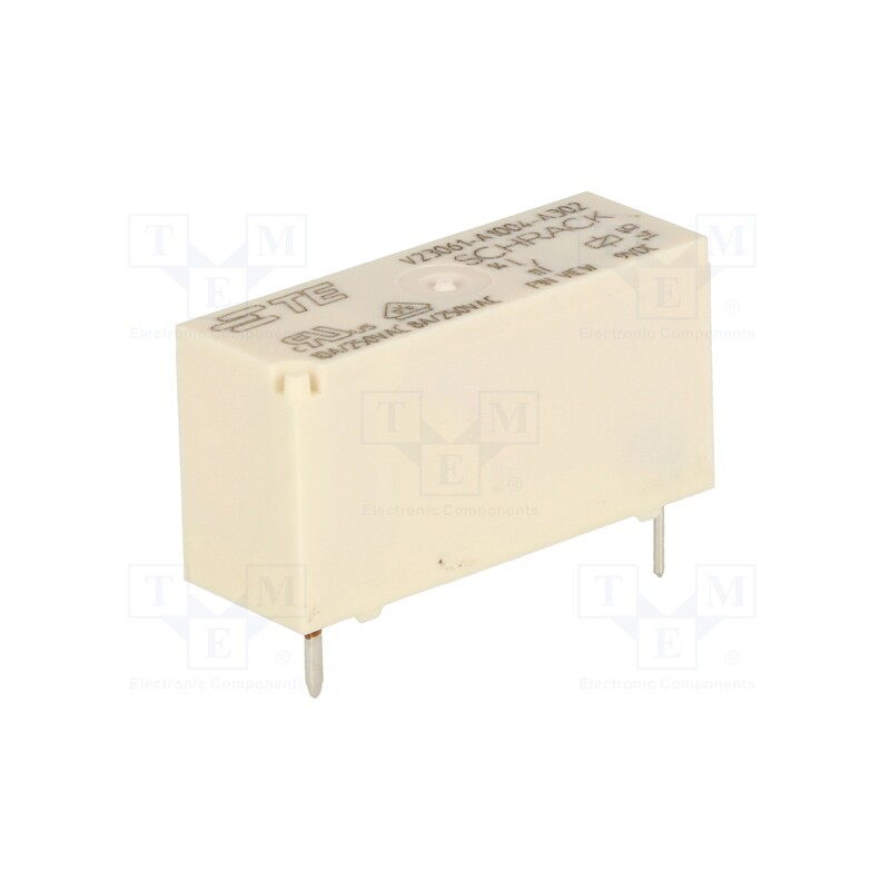 1 pcs x TE Connectivity - 1-1393222-5 - Relay: electromagnetic, SPST-NO, Ucoil: 9VDC, 8A, 8A/240VAC, THT