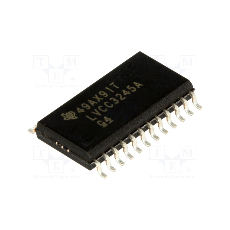 1 pcs x TEXAS INSTRUMENTS - SN74LVCC3245ADW - IC: digital, bus transceiver,translator, Ch: 8, 2.3÷3.6VDC, SMD
