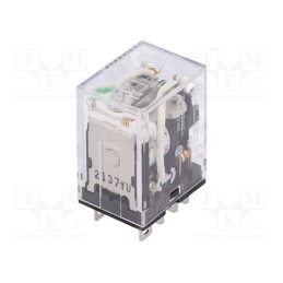 1 pcs x OMRON - LY2N-D2 24DC - Relay: electromagnetic, DPDT, Ucoil: 24VDC, Icontacts max: 10A