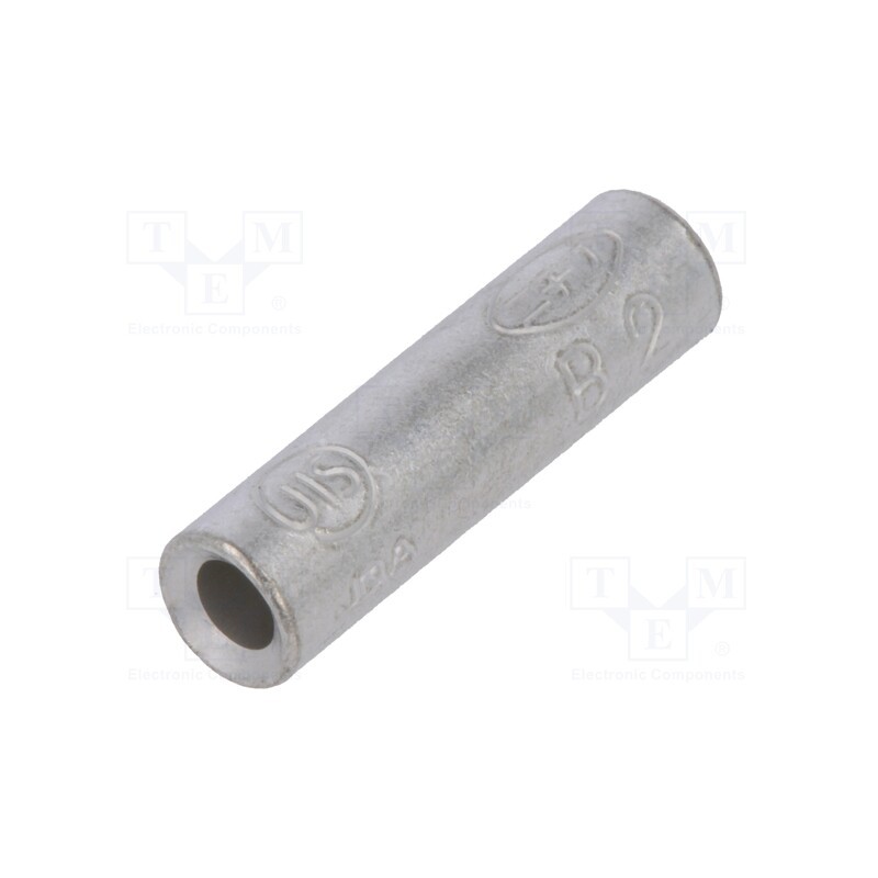 10 pcs x NICHIFU - B 2 - Tip: butt splice, 1.04÷2.63mm2, crimped, for cable, non-insulated