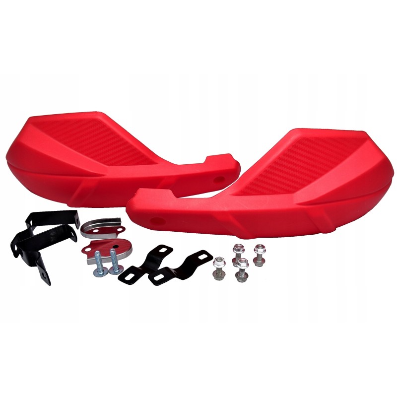 Hand guard, red handbars, ATV 110 125cc quad