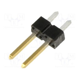 10 pcs x Amphenol Communications Solutions - 77311-101-02LF - Pin header, pin strips, BERGSTIK, male, PIN: 2, straight, 2.54mm
