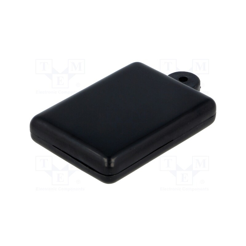 1 pcs x MASZCZYK - KM-9 BK - Enclosure: multipurpose, X: 31mm, Y: 44mm, Z: 9mm, with fixing lugs
