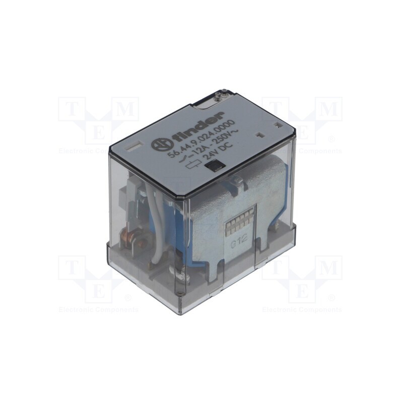 1 pcs x FINDER - 56.44.9.024.0000 - Relay: electromagnetic, 4PDT, Ucoil: 24VDC, Icontacts max: 20A