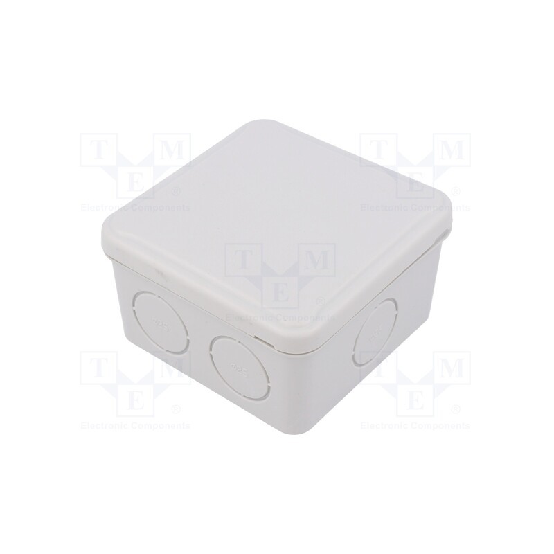 1 pcs x PCE - EX088 - Enclosure: junction box, X: 88mm, Y: 88mm, Z: 52mm