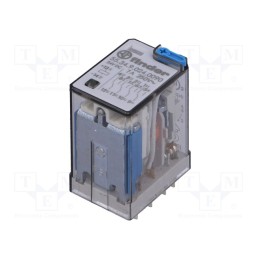 1 pcs x FINDER - 55.34.9.024.0090 - Relay: electromagnetic, 4PDT, Ucoil: 24VDC, Icontacts max: 15A